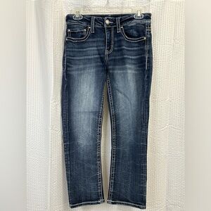 Daytrip Virgo Mid-Rise Cropped Dark Wash Jean